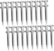 20pcs Aerator Peg Aerator Nail Aerator Stake for Shoe Aerator Spikes Tool Aerator Shoe Spikes Aerator Supplies Lawn Aerator Shoes Tools Aerator Shoes Peg Metal Ventilation