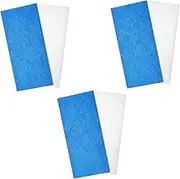 HUBEST 3 PCS Two- Layers Spray Booth Filter Fiberglass Booth Replace Filter Fit for Spray Booth