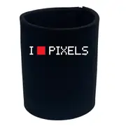 Love Pixels - Funny Novelty Stubby Holder