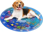 Water Sensory Play Mat | Cartoon Play Water Mat for Pets Babies - Cooling Pad for Indoor Outdoor Cats Dogs Puppies, Soft Comfortable Waterbed for Sleep Relax