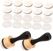 AKOOSY 1Set Sponge Brush Painting Tools Flat Sponges for Art Easy to Use for Oil Watercolor Painting for Young Artists DIY Crafts