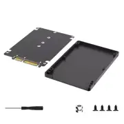 M.2 NGFF to SATA3.0 Adapter Converters with Protective Black Plastic Case for PC