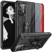 Shockproof Hybrid Ring Magnetic Case Tempered Glass for OnePlus Nord N200 5G