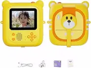 Generic Instant Print Camera 1080P Children Digital Camera 2.4inch Screen (Yellow)