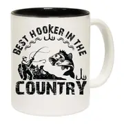 Best Hooker In The Country Fishing Mug Cup