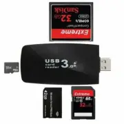 USB 3.0 All in1 Flash Memory Card Reader Adapter for SD SDHC MMC Micro TF CF XD