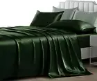NSGZ 3 Pieces Satin Sheets Twin XL, Silky Satin Sheet Sets with 1 Fitted Sheet,