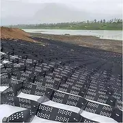 Gravel Grid Heavy Duty Scalable Polyethylene Ground Grid, Driveway/Walkway Gravel Grid, 2 Inch Thick(2x6m/6.5x19.7ft)