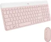 Logitech MK470 Slim Wireless Keyboard and Mouse Combo - Modern Compact Layout...