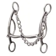 Professional's Choice BRB 200 gag cheek lightly curved snaffle western bit