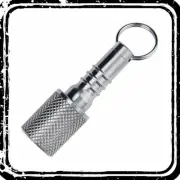 Titanium Alloy Waterproof Container Pill Box Keychain Travel Survival EDC Tool
