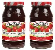 Smucker's Pure Seedless Strawberry Jam, 250mL (2 Pack)