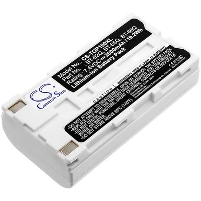 Battery for Topcon BT-30 BT65Q BT66Q FC-2200 FC-2500 GTS-750 Sokkia SHC250