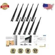 Effortless Installation 18-Inch Ball Bearing Drawer Slides - 5 Pairs Included
