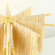 Noodle Dryer, Pasta Dryer, Noodle Stands With 10 Extendable Rungs For Up To 2kg Noodles, Cups, Towels, Integrated Transport Rod, Foldable Spaghetti Dr