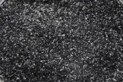 0100.01 - 1 OUNCE BLACK OPAL BULLSEYE GLASS FINE FRIT 90 COE FUSIBLE