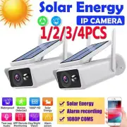 3MP WIFI Pan/Tilt Home Security Camera Outdoor Wireless Solar & Battery Powered