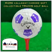 (1) RARE Callaway Chrome Soft TRUVIS Golf BALL - MJLF & Associates - PURPLE Logo