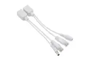 Passive PoE Injector & Splitter For IP Camera / Wireless AP / VoIP Phone WHITE