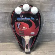 New Tsunami Racket, Case & Balls Table Tennis Ping Pong Sealed Gift Game (bin-s)