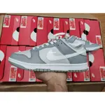 【速發】NK DUNK LOW 白灰 酷灰 簡約百搭 低幫 男女滑板鞋DJ6188-001