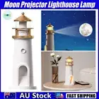Moon Projector Lighthouse Lamp w/ Bluetooth, Rechargeable USB LED Night Light