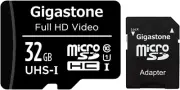 32GB Micro SD Card with Adapter, U1 C10 Class 10 90MB/S, Full HD Available, Micr