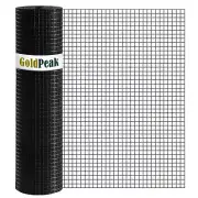 Black Hardware Cloth 36in x 50ft 1/2 inch Mesh 19 Gauge Vinyl Coated Wire Mesh