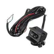 12V Winch Toggle Switch with Mounting Bracket and Control Line Kit - Ideal for ATV UTV Cisea Electric Winch