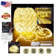 Indoor/Outdoor 33ft LED Rope Lights - 3000K Warm White with Plug Connectivity