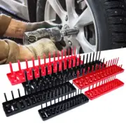 6PCS Metric/Inch Socket Holder Organizer Plastic Socket Storage Rack Tray
