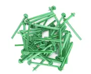 50Pcs Plastic Bird Cage Standing Stick Parrots Parakeet Standing Bar Cage Accessory