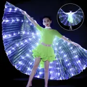 LED Angel Wings Light Up Butterfly Cape Colorful Butterfly Wings Belly qrFFu