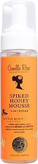 Camille Rose Spiked Honey Mousse 4-in-1 Hair Styler to Define Curls and Hold Styles Into Place while Nourishing and Adding Shine | With Honey and Nettle Root