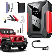 Car Battery Starter,Car Battery Jump Box Portable - Tire Inflator Accessories Auto Booster Pack Multi-Functional for Family Trip Vacation Holiday