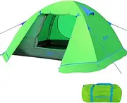 Himalaya 3 Person Camping Tent, Backpacking Tent Waterproof Windproof Lightweight Portable Easy Setup Double Layer for Outdoor Camping Hiking Mountaineering Travel