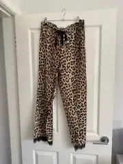 Peter Alexander Ladies Leopard Print Pyjama Pants Medium
