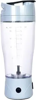Maizoon Electric Juice Cup USB Rechargeable Blue Single Blender Cup with Carrying Handle Stainless Steel Serrated Blade 20S Juice 500ml Large Capacity Juice Ice Crush