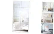 Mirror Tiles Home, 10'' x 12'' Frameless Wall Mounted Mirror(8Pcs), Glass Wall