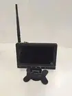 12V-24V Wireless Reversing Kit 7" LCD Monitor+Bus Truck Trailer IR Backup Camera