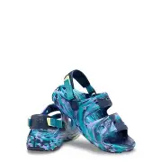 Crocs Classic All Terrain Sandals Navy Multi Blue Purple Men’s Size 12 NEW