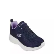 New Women’s Skechers 149690 Dynamight 2.0 Power Plunge 7.5 Navy/Purple Sneakers