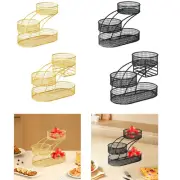 3 Layer Wire Basket Stand Vegetable Storage Bowl Multiuse Metal Mesh Fruits