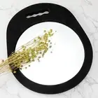 Handheld Mirror Lightweight Round with Handle for Grooming Salon Barbershop