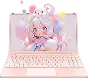14 Inch Pastel Pink Laptop, N5095 Processor (up to 2.9 GHz), 16GB DDR4 RAM, 512GB NVME SSD, FHD 1920 × 1080 IPS Display, 5000 mAh Battery, Versatile Connections, Win 11 Pro Pre-Install (16GB RAM |
