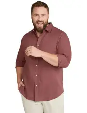 [Johnny Bigg] Anders Linen Shirt in Plum