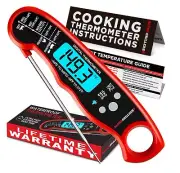 Alpha Grillers Instant Read Meat Thermometer Cooking Griddle Accessories Kitchen