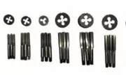 BSW LEFT HAND THREAD TAP AND DIE SET 3/16,1/4,5/16,3/8,7/16,1/2 ENGLISH THREAD L