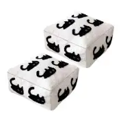 NNEAGS 2X 50cm Premium Polyester Fiber Cushion with EPP Particle Inserts, Home D