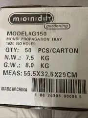 Mondi 1020 Propagation Trays - BRAND NEW! Case Of 50 - Seed Trays - No Holes